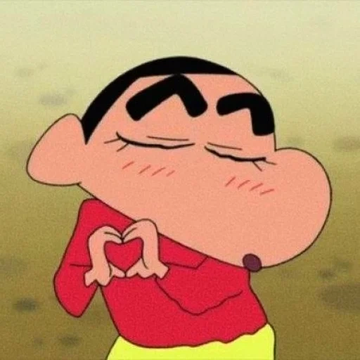 vídeo, xingtian, masculino, meme face, shin chan