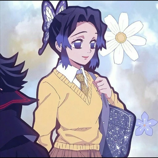 shinobu, shinobu kocho, academy kimetsu, kimetsu no yaiba shinobu, kimetsu no yaiba shinobu uniformi scolastiche