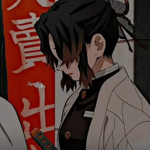 arte anime, anime artistiche, personaggi anime, la lama che disseziona i demoni, blade che taglia i demoni kimetsu no yaiba