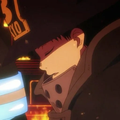 anime, anime charaktere, flame squad anime, fire brigade fire anime, anime flame fire brigade