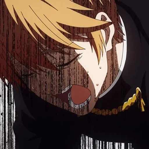 anime, nona anime, karakter anime, death notebook mies menangis, subtitle oleh kaguya sama season 1