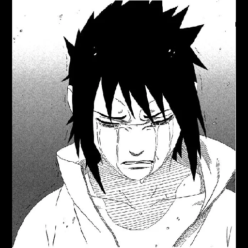 sasuke, манга саске, саске плачет, саске плачет карандашом, наруто манга саске плачет