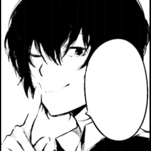 dazai, manga, bild, dazai manga, osamu dadzai