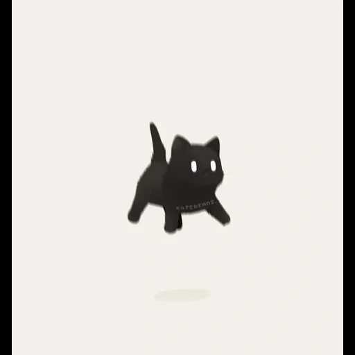 cat, cat, black cat, fly art, the cat is black