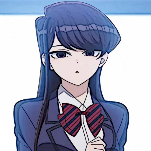 komi san, shouko komi, komyushou desu, komi canon comunicate anime, komi san memiliki masalah dengan komunikasi anime