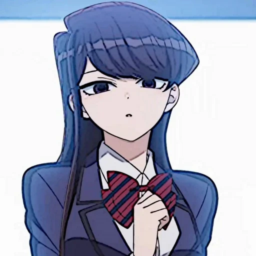 mayers, komi san, shouko komi, komi san tiene problemas con la comunicación, anime komi san problemas de comunicación