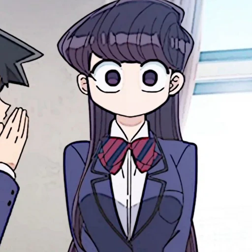 komi, umano, voglio, tom man, personaggi anime