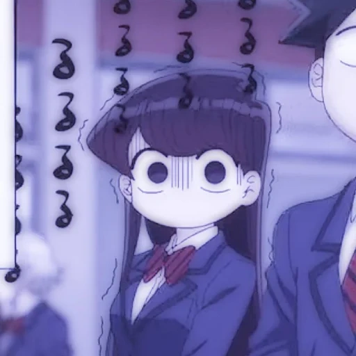 anime, komi san, anime is the best, anime moments, problems with communication