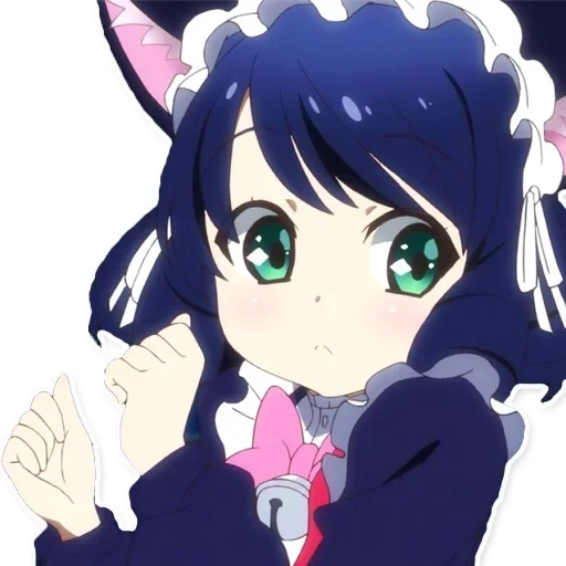 anime neko, anime lucu, cyan hijirikawa, anime blue ishikawa