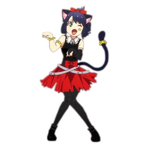 anime, longzi matoy neco, karakter anime, tampilkan oleh rock jojo, anime lilina sanada cat set