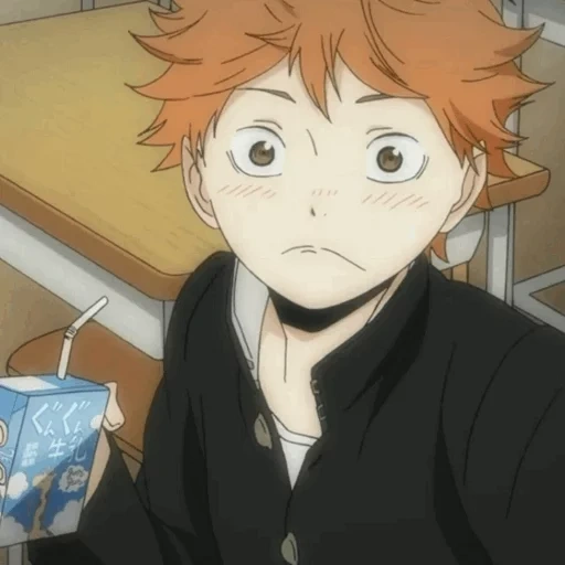 haikyuu, рисунок, хината шоё, haikyuu манга, hinata shouyou