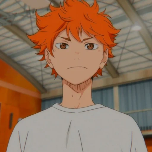 imagen, haikyuu, hinata shouyou, hinata shoi manga, hinata shoyo sonríe