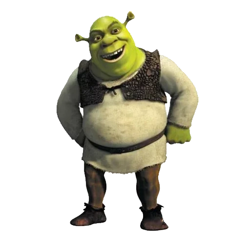 shrek, shrek 2, shrek shrek, shrek heroes, shrek with a white background