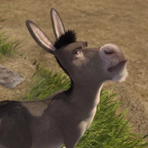 shrek, donkey shrek, shrek burro, shrek 2001 burro, shrek burro de dibujos animados