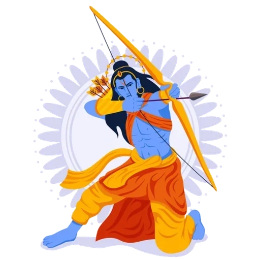 shiva, india, asiatico, krishna, cartone animato di seta