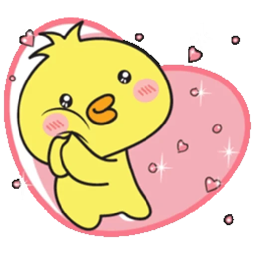 sweetheart, splint, playful piyomaru, lirakuma chicken, blowing kiss pattern