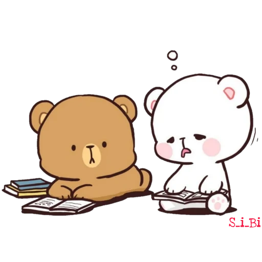cute drawings, milk mocha bear, cute kawaii drawings, milk and mocha toy, milk mocha bear toys