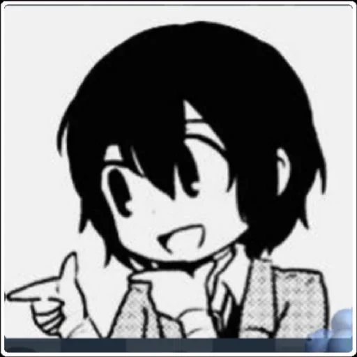 foto, dazai chibi, osamu dadzai, desenho de anime, personagens de anime