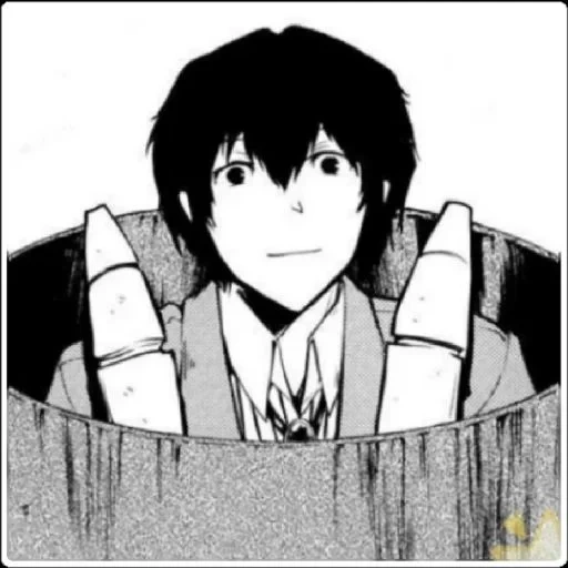 dazai, manga dazai, dadzai barrel, osamu dadzai, ótimo vadio