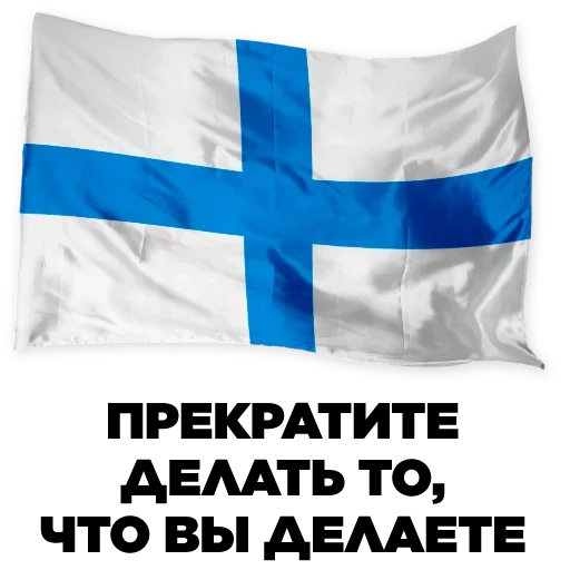 sets, die flagge von finnland, blaues kreuz, wappen der finnischen flagge, flagge von finnland 1939