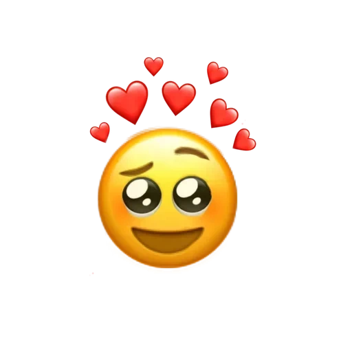 emoji, emoji é doce, caro smiley, smiley hearts, desenhos de emoticons fofos