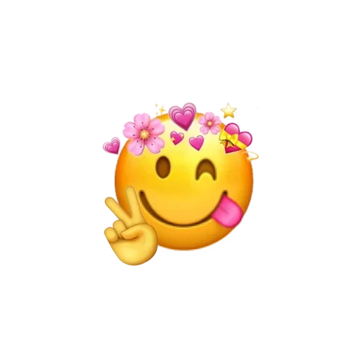 emoji, emoji é doce, emoji é fofo, caro smiley, fundo rosa para emoticons