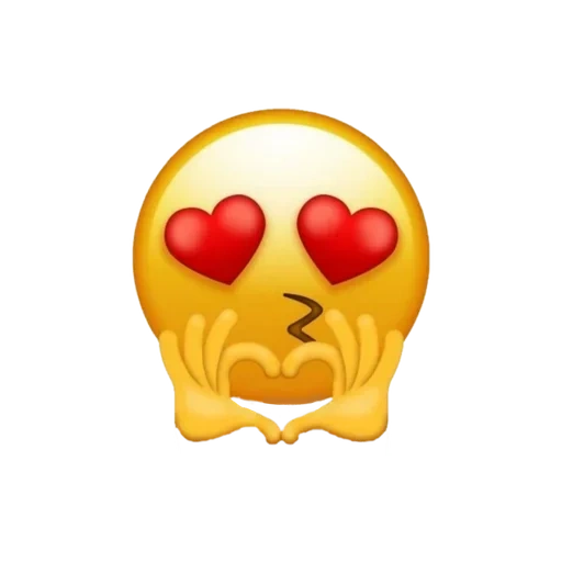 corazón emoji, el corazón de emoji, beso emoji, emoji smilik, emoji en el amor
