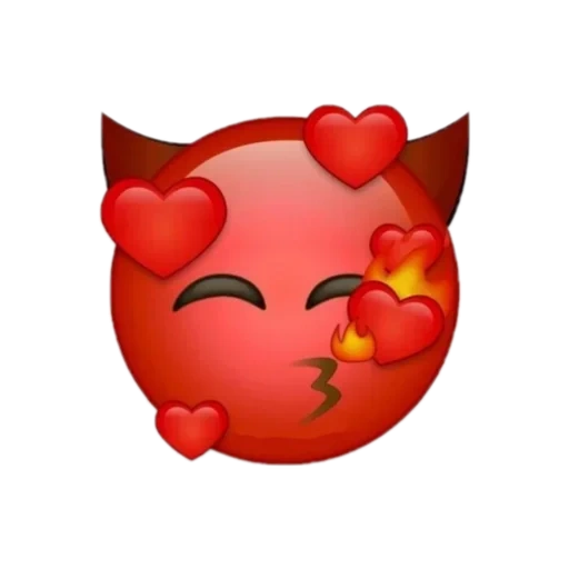 emoji, emoji kiss, smiley heart, smiley hearts, reduced emoticons