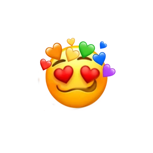 emoji, emoji, emoji est mignon, cœur d'emoji