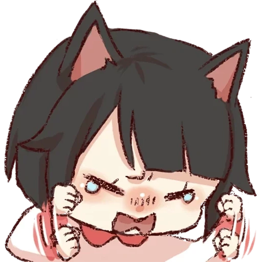 ahegao, wannyan, image, chibi