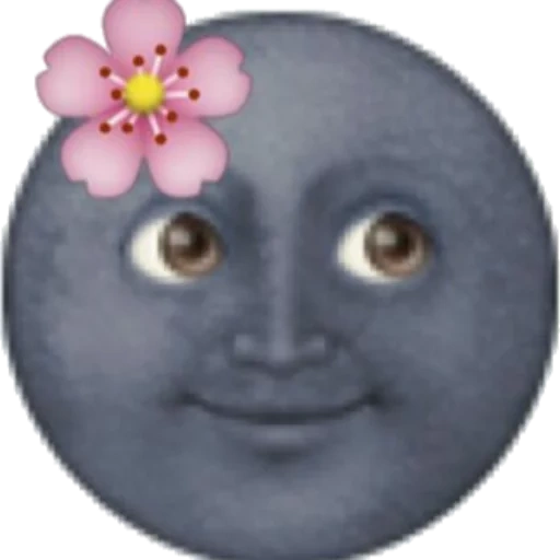 moon, the face of the moon, black moon, moon emoji, moon smileik