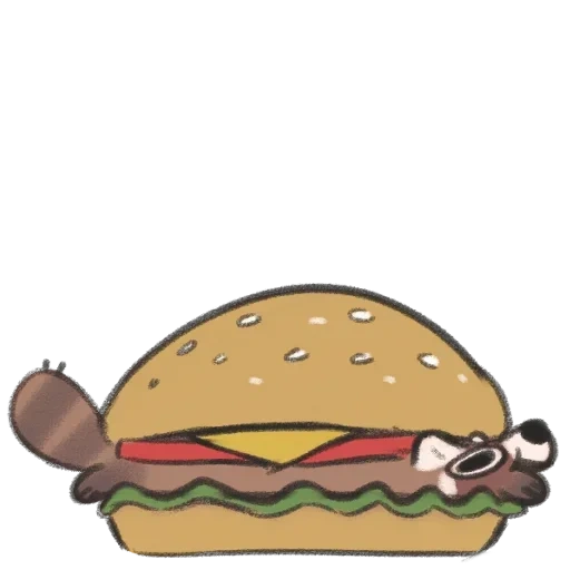 бургер, бургер рисунок, веселые бургеры, рисунок бургера, гамбургер мультяшный