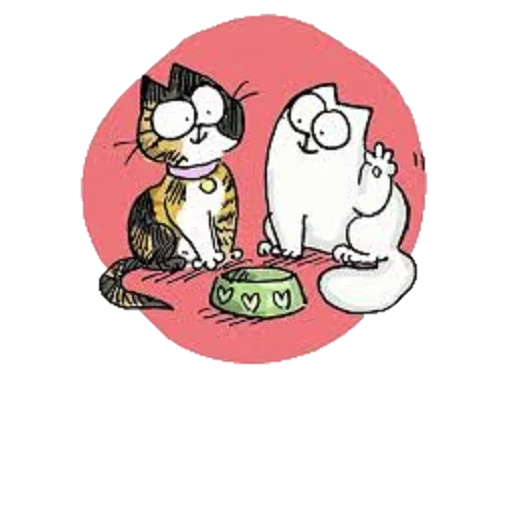 cat, simons kat, cat simon, simon's cat, simon's cat with a plate
