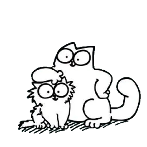 il gatto di simon, simona simon cat, cat simon kitten, famiglia kota simon, serie animata per gatti di simon