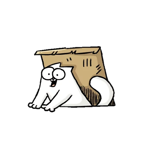 cat, cat simon, simon's cat, simon gif, simon's cat peeps out