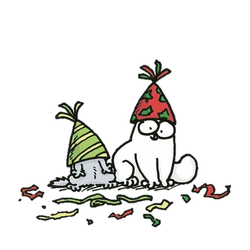 simon's cat, cat simon new year, simon's cat christmas, new year's cat simon, cat simon birthday