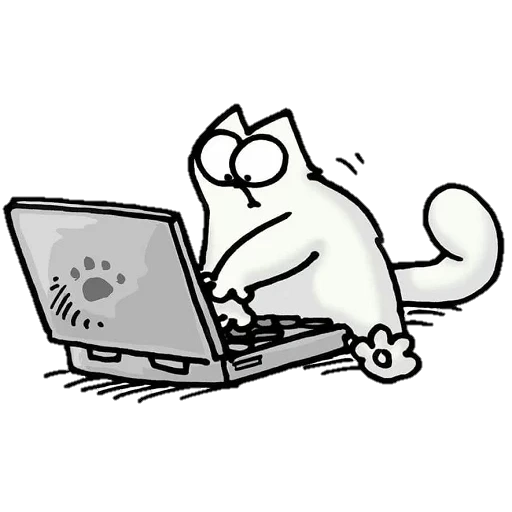 cat, cat bot, simons kat, simon's cat, drawings with a pencil cat simon