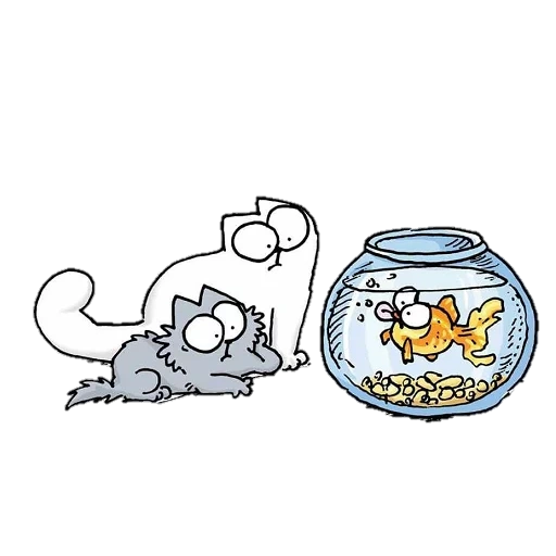 il gatto di simon, cat simon kitten, cat simon srisovka, disegni del gatto simon, serie animata per gatti di simon