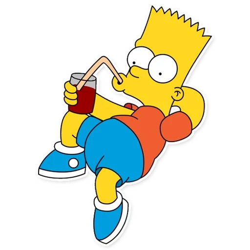 bart simpson, simpsons heroes, simpsons with a white background, bart simpson model, bart simpson