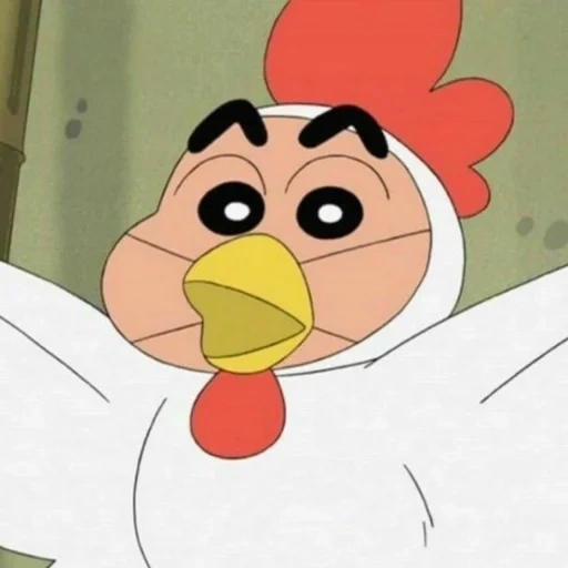 anime, chicken, sin-chan, cartoons, training cartoons