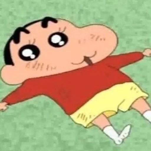 anak laki-laki, hoshita, shinchan, shin chan, face meme anime