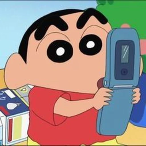 sin-chan, mensch, shinchan, shin chan, das telefon ist eine kamera
