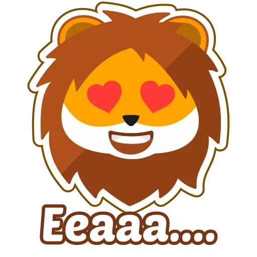 profil, emoticône lion, emoticône lion, emoticône lion, lion smiley