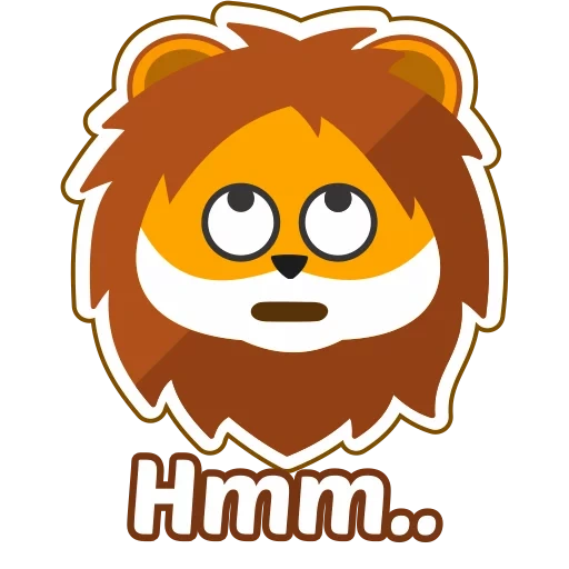 qr code, smiley lion, the lion of emoticon, the lion of emoticon, lion smiley face