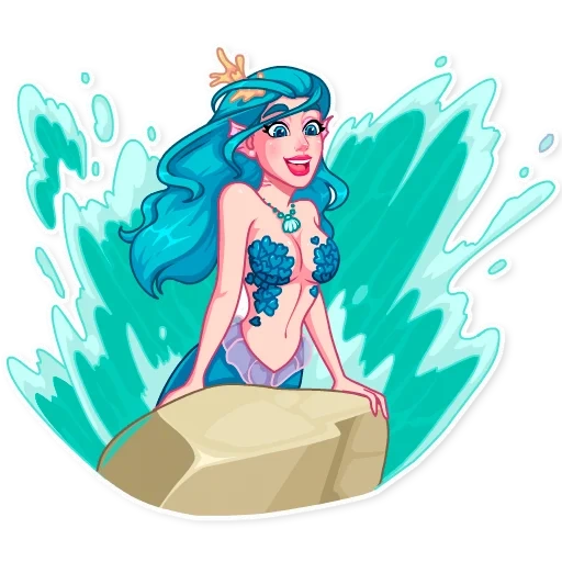 sirena, e sirena, donat mermaid