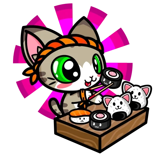 gatto, anime, kitty evil, kuromi evil kitty, ruby gloom scary bat