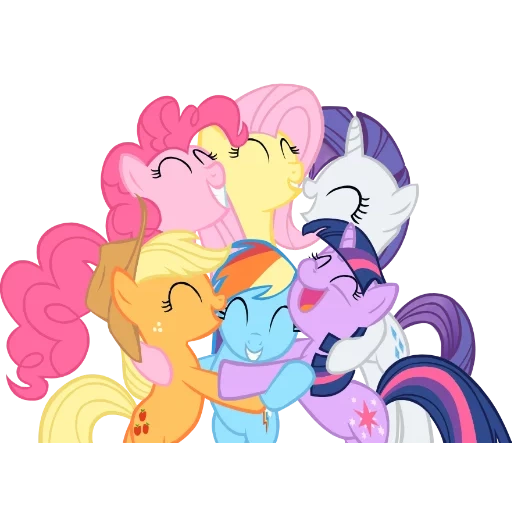 пони футажи, круглые пони, дружба это чудо, пинки пай рарити радуга, my little pony friendship is magic