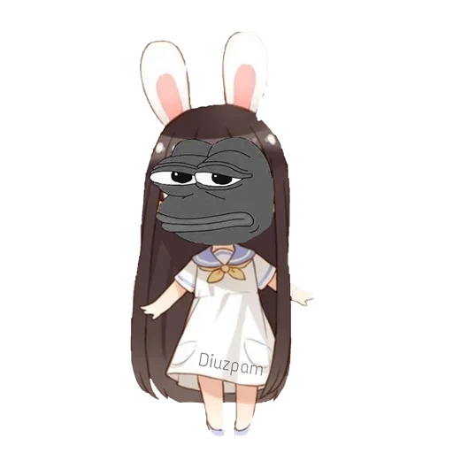 anime süß, anime charaktere, anime chibi rabbit, chibi girl rabbit, süße anime kaninchen chibi