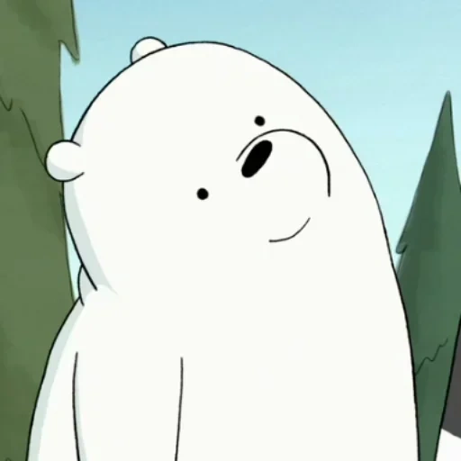 аниме, вся правда о медведях, мем my love you, медведь белый, рисунки милые