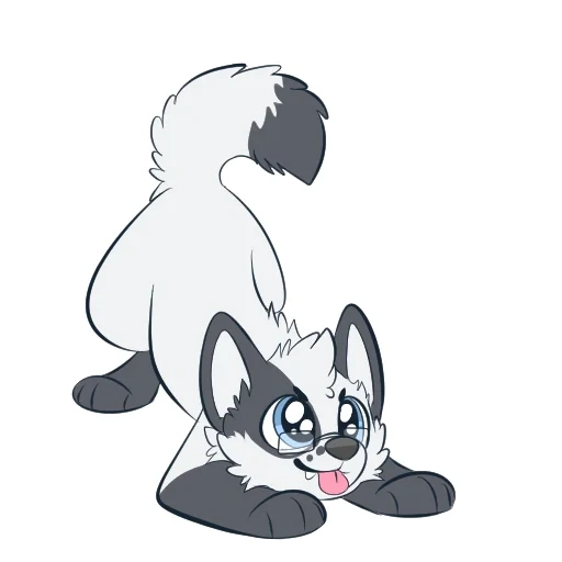 gato, gato, pepsa cat, furri wolf, cartoon husky